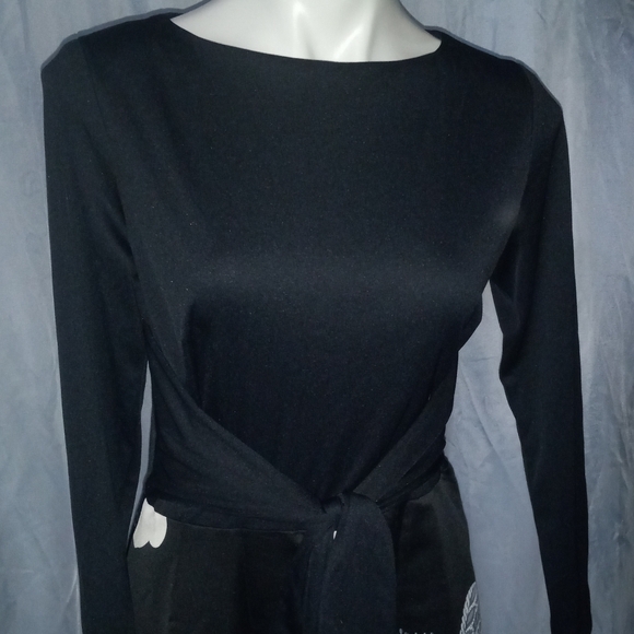 VINTAGE MAXI DRESS SOLID/FLORAL TORI RICHARD - Picture 7 of 11